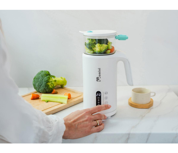 MOMINI Multiblender parowy TinyCook 6w1 ze szklaną misą - 1588375 - zdjęcie 5